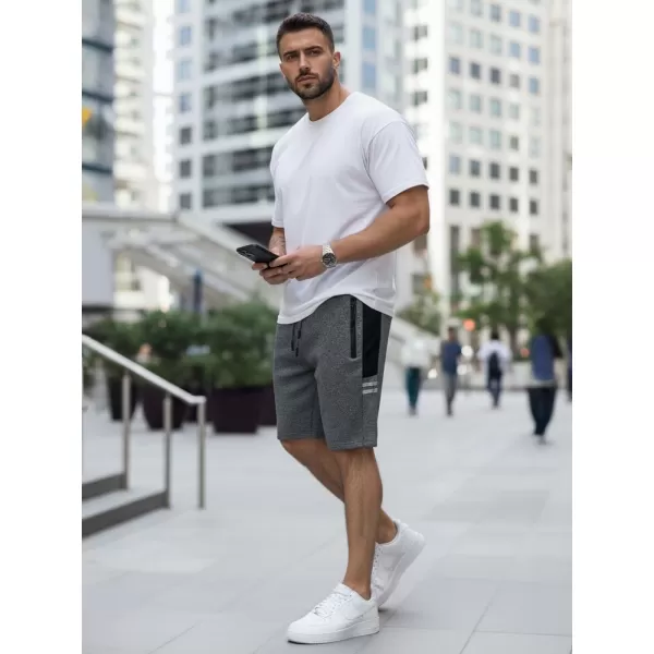  Pantaloni scurți pentru bărbați DSTREET SX2255 GRI ÎNCHIS 