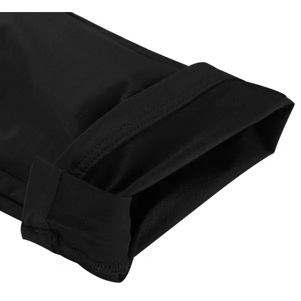  Pantaloni softshell pentru bărbați ALPINE PRO AKAN 3 NEGRU 