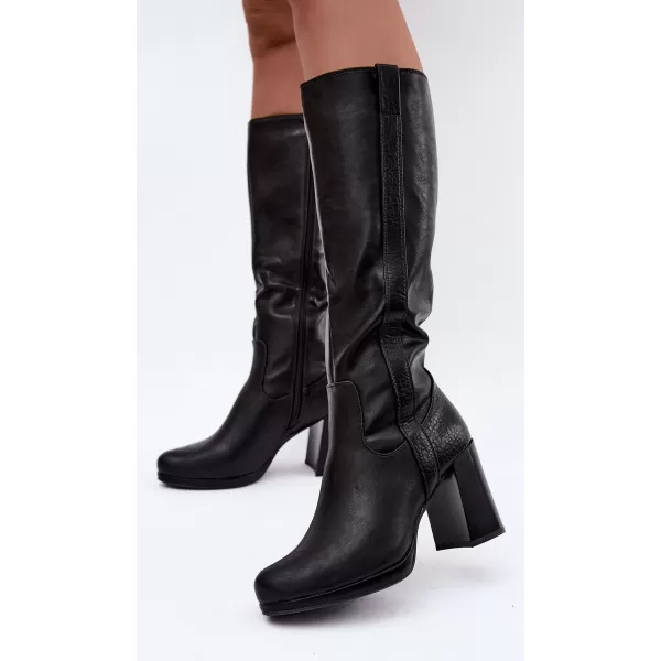  Cizme de dama BOTO FAF125B-6 NEGRU 