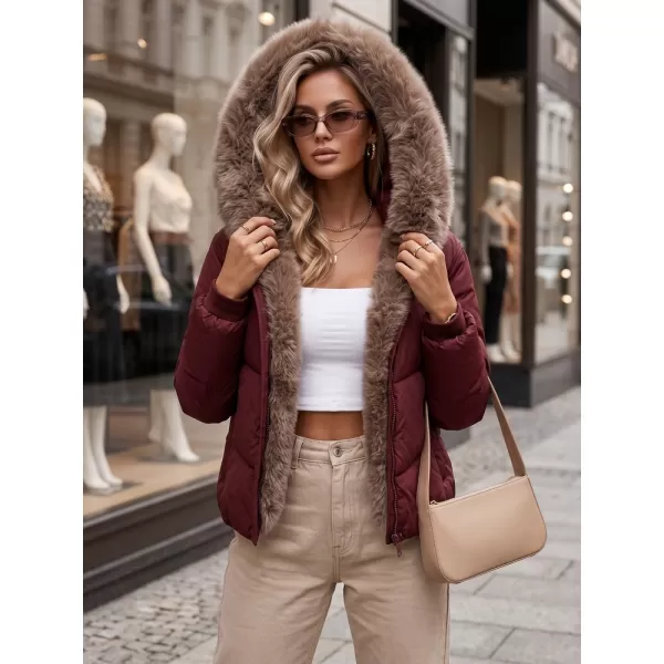  Geaca de dama DSTREET TY5985 BURGUNDIA 