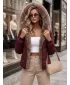 Geaca de dama DSTREET TY5985 BURGUNDIA