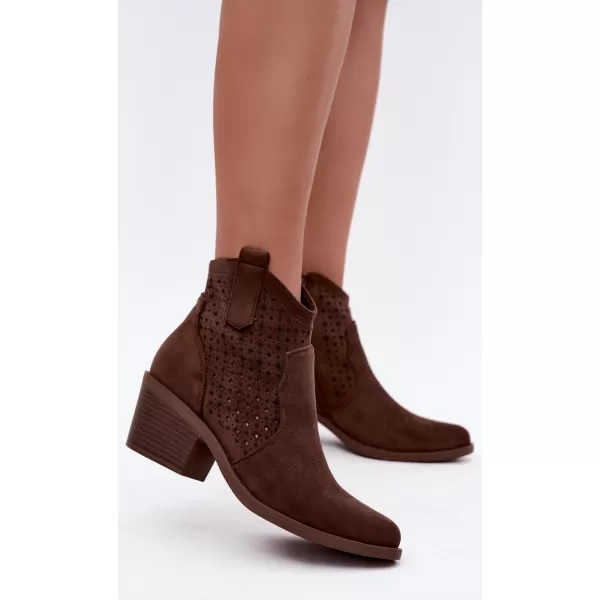  Pantofi de dama S.BARSKI HY62-8149 CAFEA 