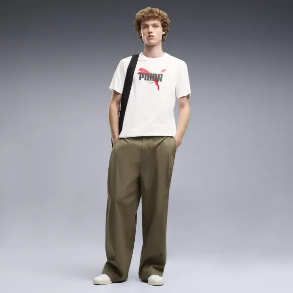 Tricou pentru bărbați PUMA GRAPHICS TEE 69435502 PUMA ALB 