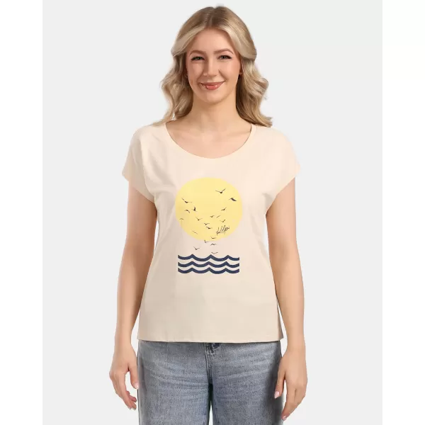  Tricou funcțional de damă KILPI ARONY-W 1L0304KI BEJ 