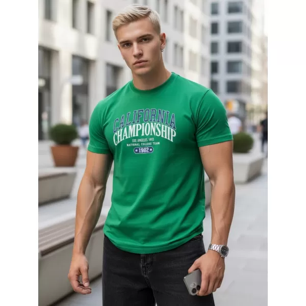  Tricou pentru bărbați DSTREET RX5390 VERDE 