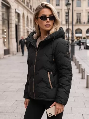 Geaca de dama DSTREET TY5943 NEGRU