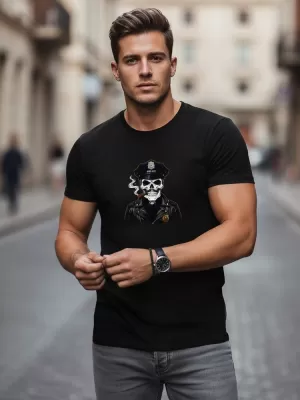 Tricou pentru bărbați DSTREET NX0128R-BK NEGRU