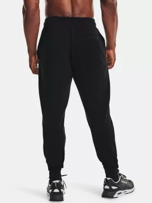Pantaloni de trening pentru bărbați UNDER ARMOUR UA RIVAL FLEECE GEO JOGGER 1366437-001 NEGRU