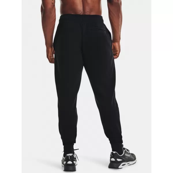  Pantaloni de trening pentru bărbați UNDER ARMOUR UA RIVAL FLEECE GEO JOGGER 1366437-001 NEGRU 