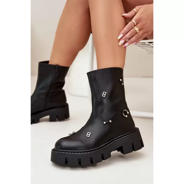  Pantofi de dama BOTO DA161P NEGRU 