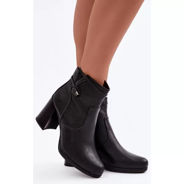  Botine de dama BOTO FAF125B-2 NEGRU 