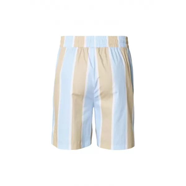  Pantaloni scurți pentru bărbați URBAN CLASSICS TB8430-22411 NISIP UMED/GEL ALBASTRU 