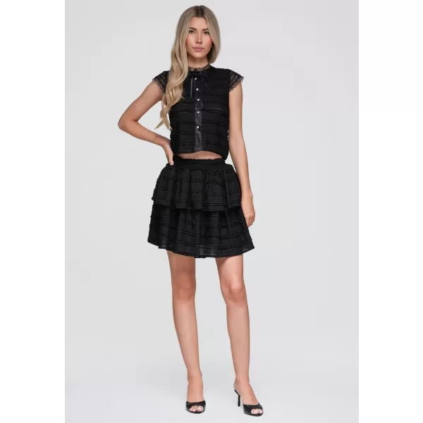  Fusta de dama OMBRE OW-GL-E0014 NEGRU 
