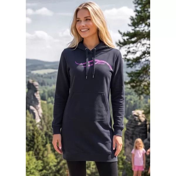  Hanorac prelungit dama ALTISPORT ALW001419 ALBASTRU MARIN 