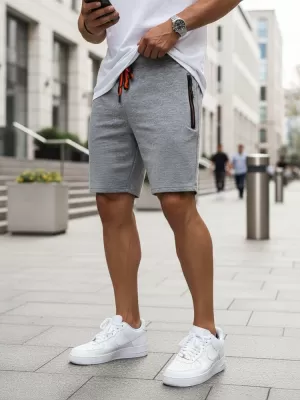 Pantaloni scurți pentru bărbați DSTREET SX2264 GRI DESCHIS