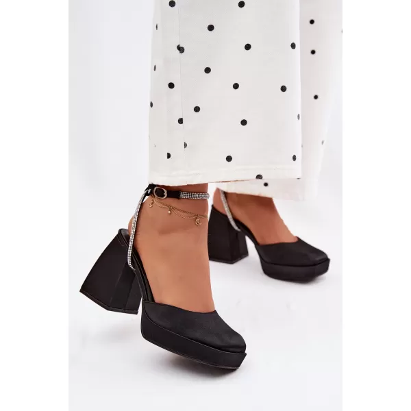  Sandale de dama BOTO H-8 NEGRU 