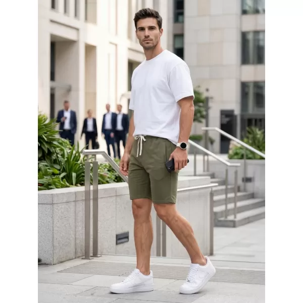  Pantaloni scurți pentru bărbați DSTREET SX2627 KAKI 