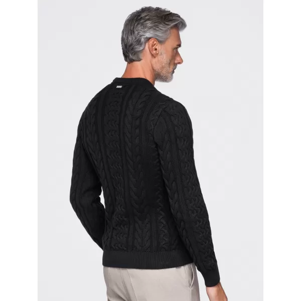  Pulover pentru bărbați OMBRE OM-SWSW-0191 NEGRU 