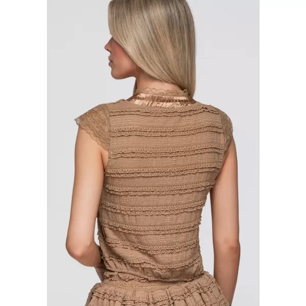  Bluza de dama OMBRE OW-TS-E0066 TAUPE 