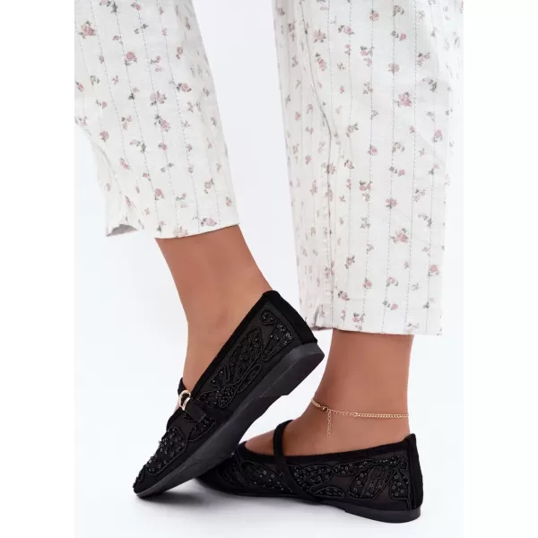  Balerini de dama BOTO CH951 NEGRU 