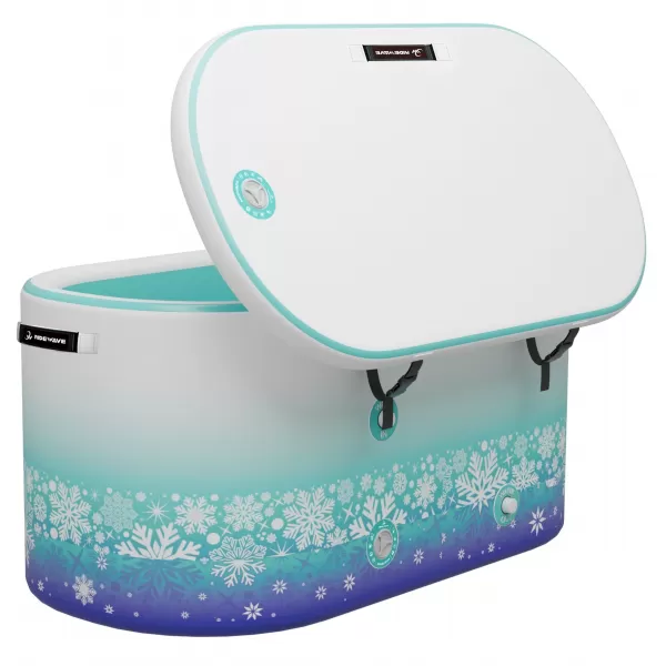  Tub de gheață RIDEWAVE OVAL XL ALBASTRU-TURCOAZ 