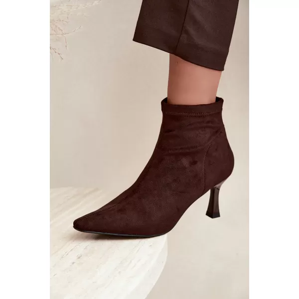  Botine de dama BOTO 7107 MARO 