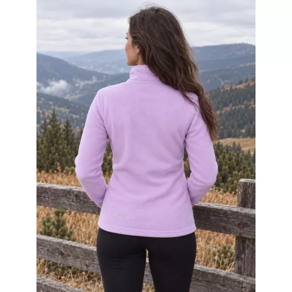  Hanorac de damă din fleece ALTISPORT ILKI VIOLET 