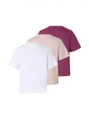 Tricou de dama URBAN CLASSICS TB8574B-23660 ALB/TRANDAFIR VINTAGE/VIOLET FRUCTE DE PADURE