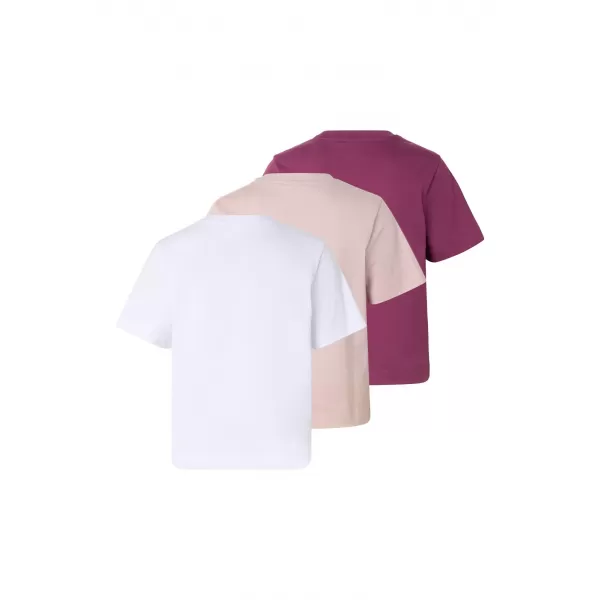  Tricou de dama URBAN CLASSICS TB8574B-23660 ALB/TRANDAFIR VINTAGE/VIOLET FRUCTE DE PADURE 
