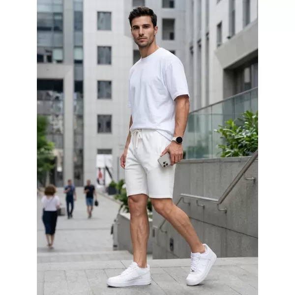  Pantaloni scurți pentru bărbați DSTREET SX2630 ALB 
