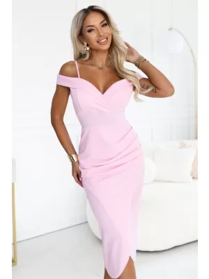 Rochie NUMOCO 564-12 ROZ PASTEL