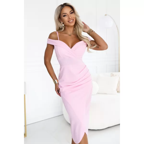  Rochie NUMOCO 564-12 ROZ PASTEL 