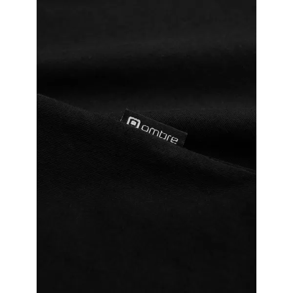  Tricou pentru bărbați OMBRE L172 NEGRU 