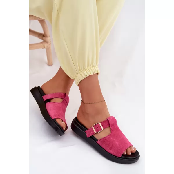  Papuci de damă BOTO 26SD18-51 FUCSIA 