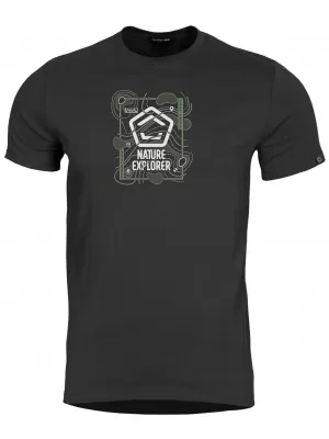Tricou pentru bărbați PENTAGON AGERON NATURE EXPLORER K09012-NE NEGRU