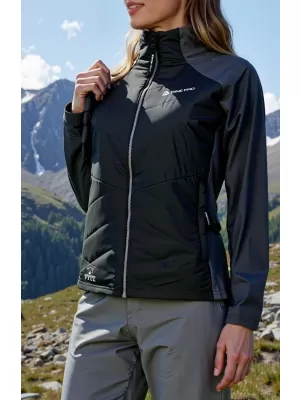Hanorac de dama ALPINE PRO JORWA 2 NEGRU