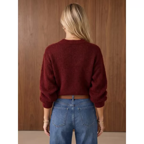  Pulover de dama DSTREET MY2596 BURGUNDIA 
