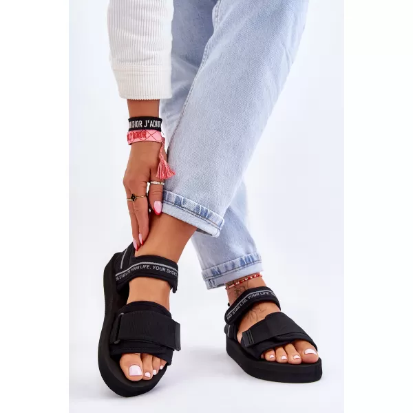  Sandale de dama BIG STAR SHOES LL274784 NEGRU 