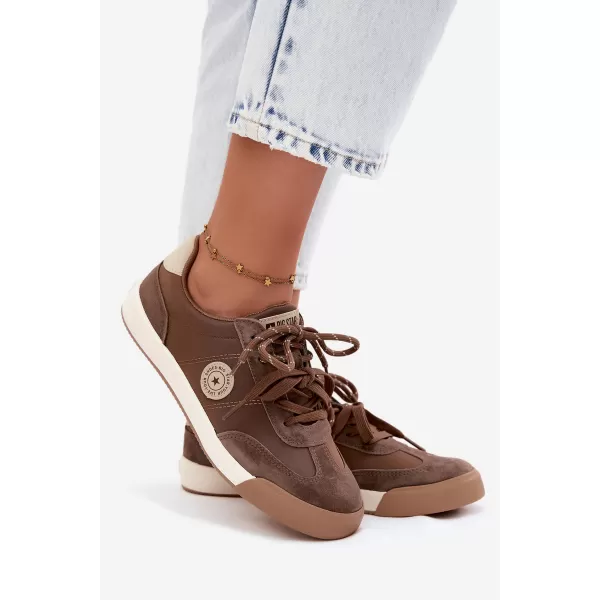  Adidași de damă BIG STAR SHOES UU274002 MARO/BEJ 