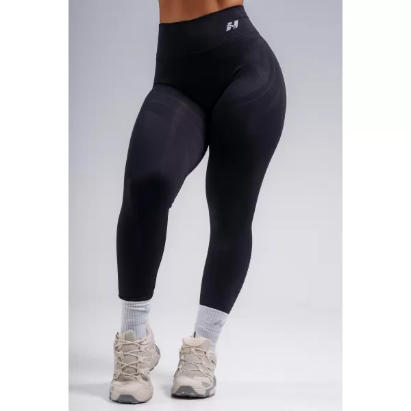  Jambiere extra push-up cu talie înaltă NEBBIA PRIMAL 850 NEGRU 