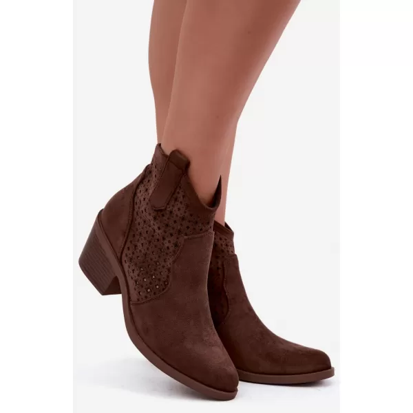  Pantofi de dama S.BARSKI HY62-8149 CAFEA 