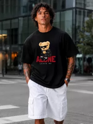 Tricou pentru bărbați DSTREET NX1025R-BK-O NEGRU