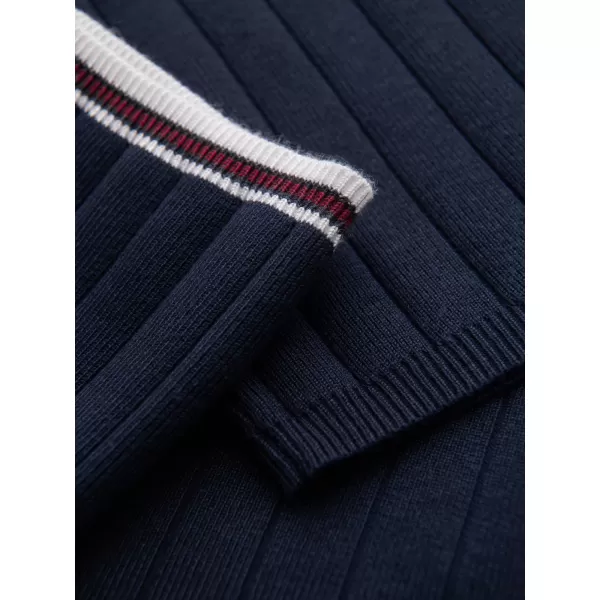  Tricou pentru bărbați OMBRE OM-TSCT-0266 ALBASTRU MARIN 