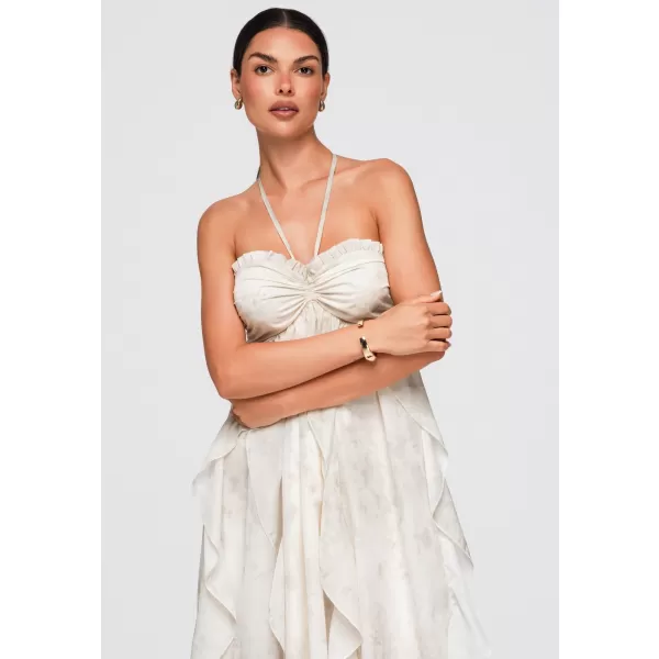  Rochie OMBRE OW-DLR-E0016 BEJ 