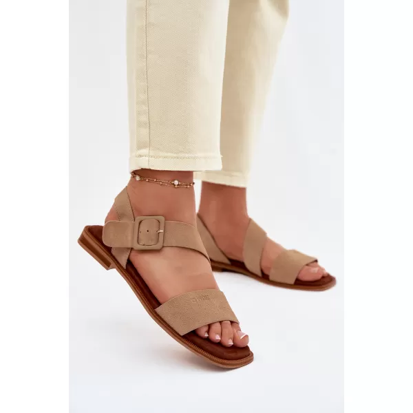  Sandale de dama BIG STAR SHOES TT274491 BEJ 