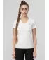 Tricou pentru femei 4F WMM00TTSHF3307 ALB