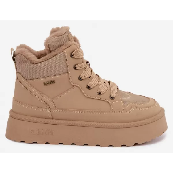 Oameni de zăpadă pentru femei BIG STAR SHOES UU274166 BEJ 