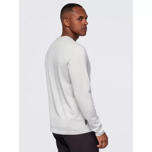  Tricou pentru bărbați OMBRE OM-LSBL-0143 BEJ DESCHIS 