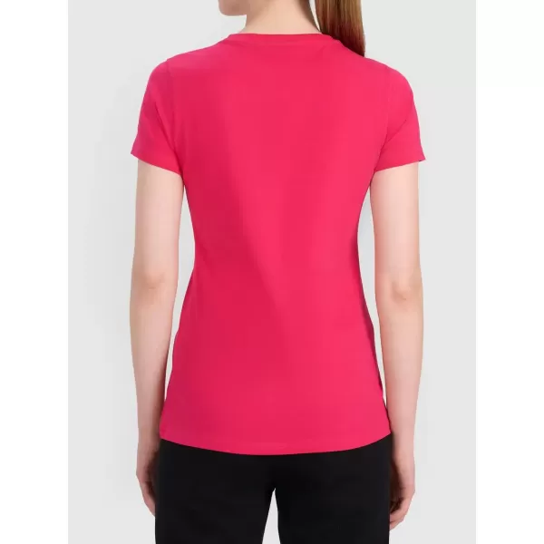  Tricou funcțional de damă 4F WAW25TFTSF1527 ROZ ÎNCHIS 