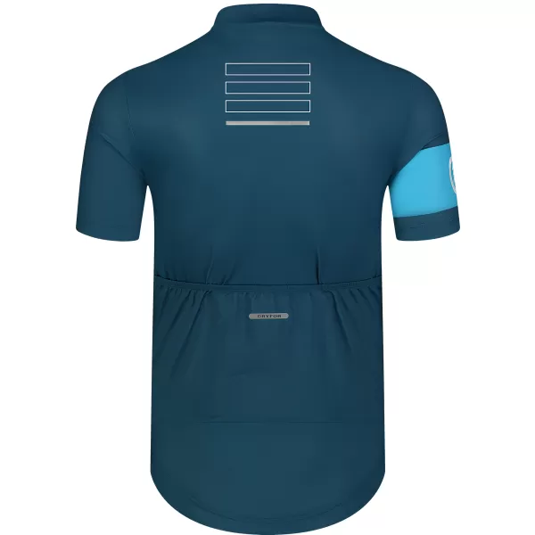  Tricou de ciclism pentru bărbați NORDBLANC CAMEL NBSMF8079 ALBASTRU 